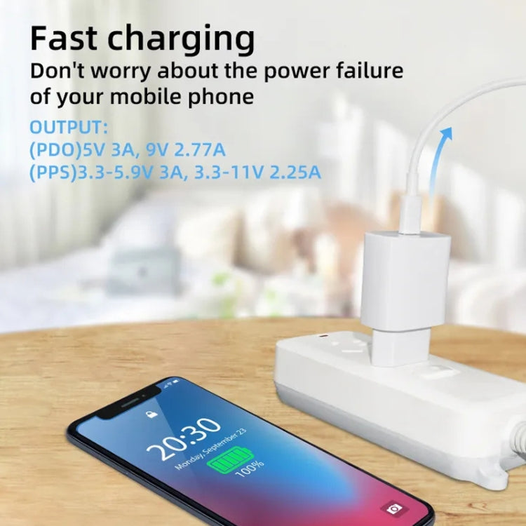 TA800 PD / PPS 25W Type-C Port Ladegerät für Samsung, EU-Stecker