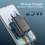 TA800 PD / PPS 25W Type-C Port Ladegerät für Samsung, UK Stecker, UK Stecker