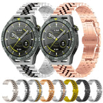 Five Bull Half Round Stainless Steel Watch Band + Strap Removal Tool, For Huawei Watch GT3 SE, For Huawei Watch Buds, For Huawei Watch3 Pro New, For Huawei Watch GT3 Pro 46mm, For Huawei Watch GT Runner, For Huawei Watch GT3 46mm