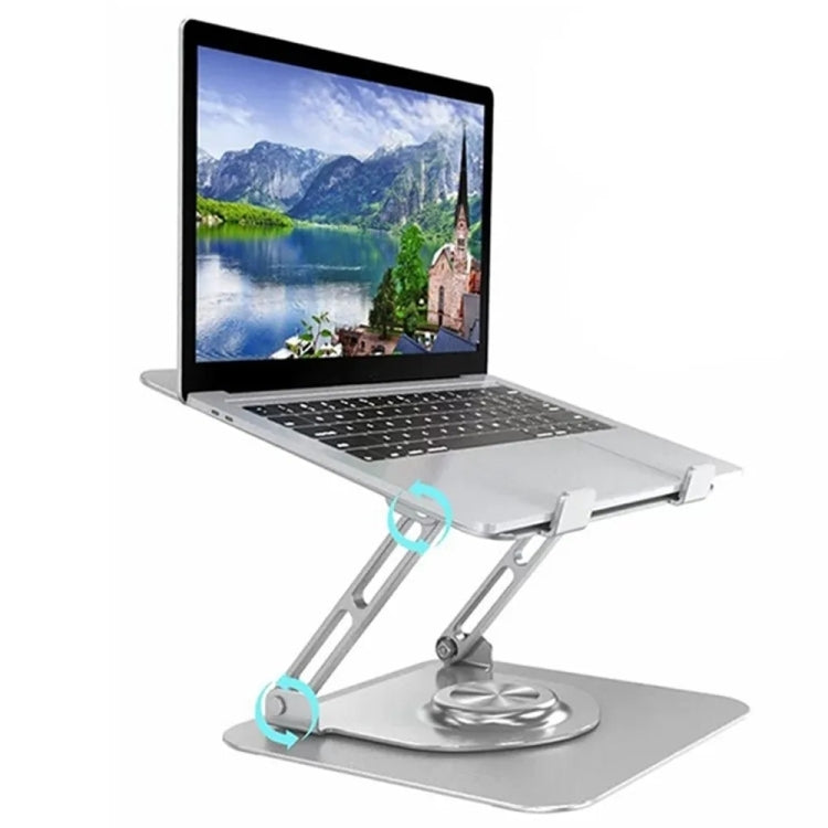 D147 klappbarer 360-Grad drehbarer Laptop-Hebebügel aus Aluminiumlegierung Notebook-Desktop-Ständer, D147