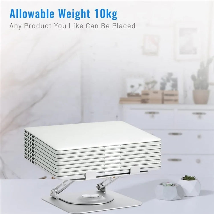 D147 klappbarer 360-Grad drehbarer Laptop-Hebebügel aus Aluminiumlegierung Notebook-Desktop-Ständer, D147