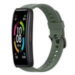 Solid Color Silicone Watch Band, For Huawei Band 7, For Huawei Band 6, For Huawei Band 3