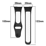 Sports Two-Color Silicone Watch Band, For Redmi Watch 3, For Redmi Watch 3 Lite
