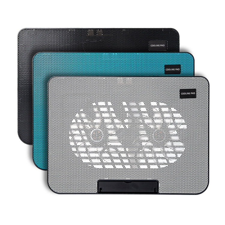 N99 USB Doppel-Lüfter Hohles geschnitztes Design Wärmeableitung Laptop-Kühlpad, N99
