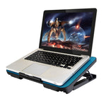 N99 USB Doppel-Lüfter Hohles geschnitztes Design Wärmeableitung Laptop-Kühlpad, N99