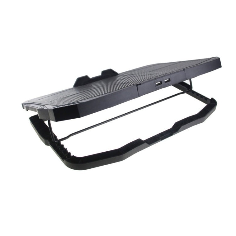 S18 Aluminium Vier-Lüfter Gaming Laptop Kühlpad Klapphalter mit Windgeschwindigkeitsanzeige, S18