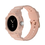 JUNSUNMAY Integriertes, verstellbares, elastisches TPU-Armband für Google Pixel Watch