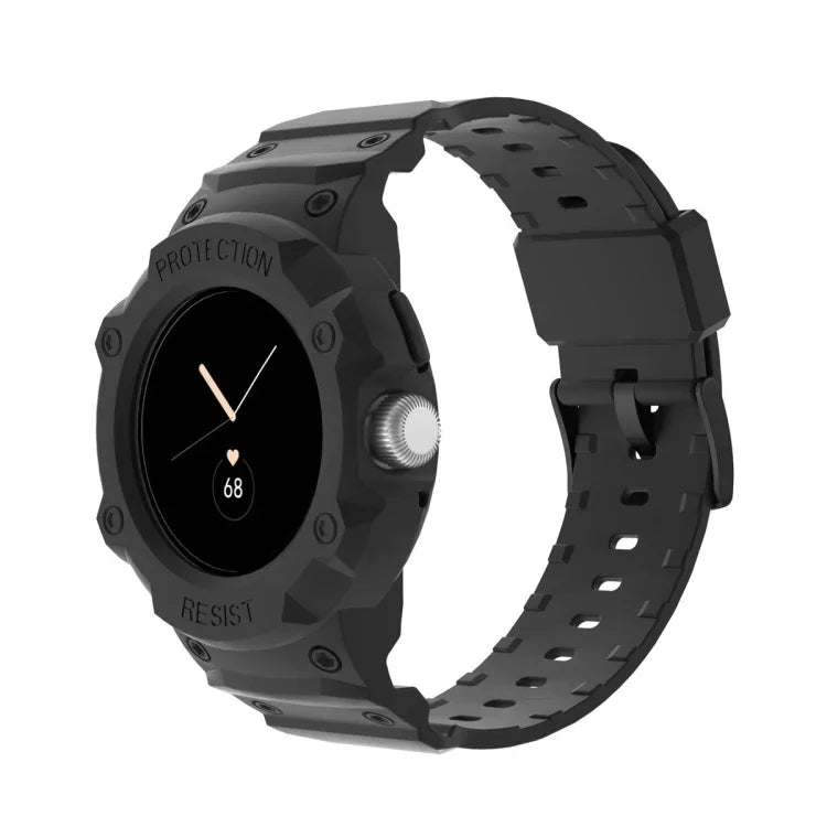 JUNSUNMAY Integriertes, verstellbares, elastisches TPU-Armband für Google Pixel Watch