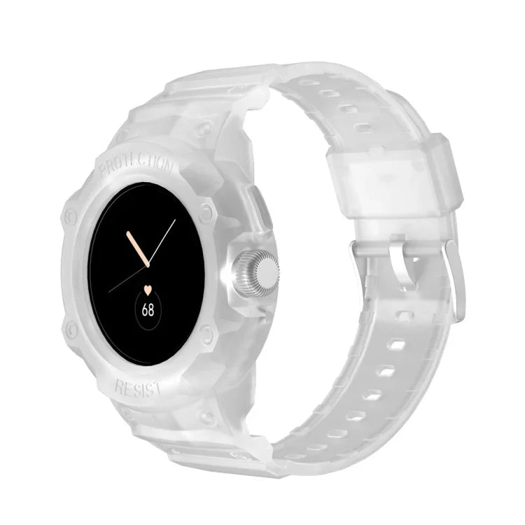 JUNSUNMAY Integriertes, verstellbares, elastisches TPU-Armband für Google Pixel Watch