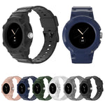 JUNSUNMAY Integriertes, verstellbares, elastisches TPU-Armband für Google Pixel Watch