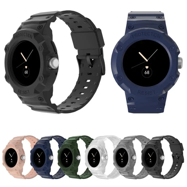 JUNSUNMAY Integriertes, verstellbares, elastisches TPU-Armband für Google Pixel Watch
