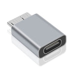 JUNSUNMAY USB-C / Typ-C Buchse auf Stecker USB 3.0 Micro B Adapter Konverter, 1 Stück, 2 Stück