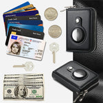 For AirTag 2nd Gen / AirTag 1st Gen Zipper Wallet Protective Cover