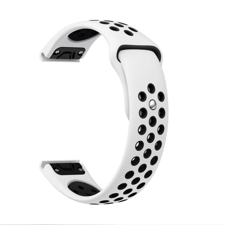 22mm Sports Breathable Silicone Watch Band, For Garmin Fenix 7 Solar, For Garmin Fenix 7 Sapphire Solar, For Garmin EPIX Gen 2, For Garmin Approach S62