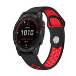 22mm Sports Breathable Silicone Watch Band, For Garmin Fenix 7 Solar, For Garmin Fenix 7 Sapphire Solar, For Garmin EPIX Gen 2, For Garmin Approach S62