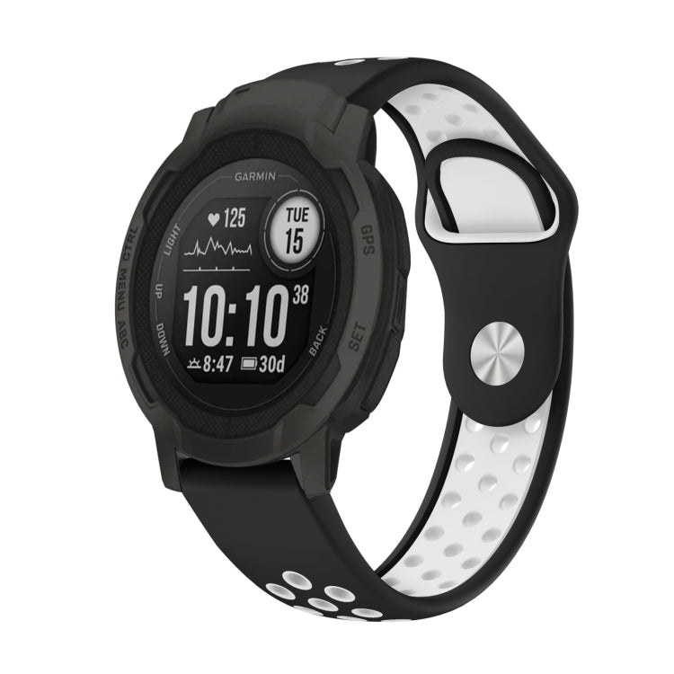 22mm Sports Breathable Silicone Watch Band, For Garmin Forerunner 945, For Garmin Forerunner 935, For Garmin Forerunner 965, For Garmin Instinct 2