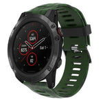 26mm Camouflage Printed Silicone Watch Band, For Garmin Enduro, For Garmin Fenix 6X, For Garmin Fenix 6X Pro, For Garmin Fenix 6X Sapphire, For Garmin Fenix 5X Sapphire, For Garmin Fenix 5X Plus, For Garmin Fenix 3, For Garmin Fenix 3 HR
