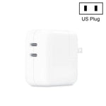 35W PD3.0 USB-C / Typ-C Dual-Port-Ladegerät für iPhone / iPad Serie, US-Stecker, EU-Stecker