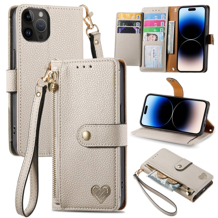 Liebes-Reißverschluss-Lanyard-Leder-Handyhülle, für iPhone 14 Pro Max, für iPhone 7 / 8 / SE 2022, für iPhone 13 Pro Max, für iPhone 13 Pro, für iPhone 13, für iPhone 13 mini, für iPhone 12 mini, für iPhone 12 / 12 Pro