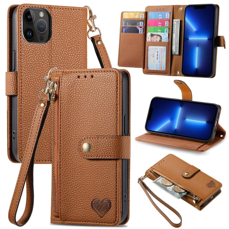 Liebes-Reißverschluss-Lanyard-Leder-Handyhülle, für iPhone 14 Pro Max, für iPhone 7 / 8 / SE 2022, für iPhone 13 Pro Max, für iPhone 13 Pro, für iPhone 13, für iPhone 13 mini, für iPhone 12 mini, für iPhone 12 / 12 Pro