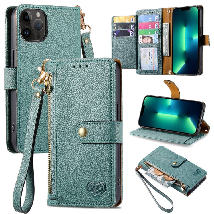 Liebes-Reißverschluss-Lanyard-Leder-Handyhülle, für iPhone 14 Pro Max, für iPhone 7 / 8 / SE 2022, für iPhone 13 Pro Max, für iPhone 13 Pro, für iPhone 13, für iPhone 13 mini, für iPhone 12 mini, für iPhone 12 / 12 Pro