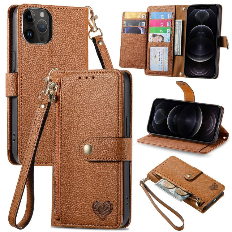 Liebes-Reißverschluss-Lanyard-Leder-Handyhülle, für iPhone 14 Pro Max, für iPhone 7 / 8 / SE 2022, für iPhone 13 Pro Max, für iPhone 13 Pro, für iPhone 13, für iPhone 13 mini, für iPhone 12 mini, für iPhone 12 / 12 Pro