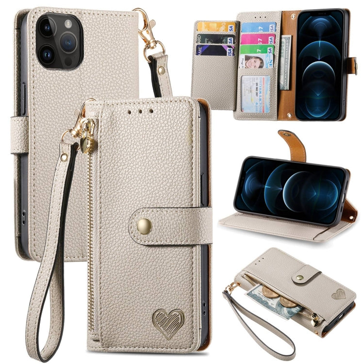 Liebes-Reißverschluss-Lanyard-Leder-Handyhülle, für iPhone 14 Pro Max, für iPhone 7 / 8 / SE 2022, für iPhone 13 Pro Max, für iPhone 13 Pro, für iPhone 13, für iPhone 13 mini, für iPhone 12 mini, für iPhone 12 / 12 Pro