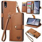Liebe Reißverschluss Lanyard Leder Handyhülle, Für iPhone 12 Pro Max, Für iPhone 11 Pro Max, Für iPhone 11, Für iPhone 11 Pro, Für iPhone X / XS, Für iPhone XR, Für iPhone XS Max, Für iPhone 7 Plus / 8 Plus