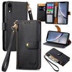 Liebe Reißverschluss Lanyard Leder Handyhülle, Für iPhone 12 Pro Max, Für iPhone 11 Pro Max, Für iPhone 11, Für iPhone 11 Pro, Für iPhone X / XS, Für iPhone XR, Für iPhone XS Max, Für iPhone 7 Plus / 8 Plus