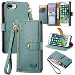 Liebe Reißverschluss Lanyard Leder Handyhülle, Für iPhone 12 Pro Max, Für iPhone 11 Pro Max, Für iPhone 11, Für iPhone 11 Pro, Für iPhone X / XS, Für iPhone XR, Für iPhone XS Max, Für iPhone 7 Plus / 8 Plus