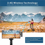 Kabelloses Lavalier-Ansteckmikrofon für Android-Telefon & Computer mit USB-C / Typ-C Empfänger, Eins zu Eins, Eins zu Zwei