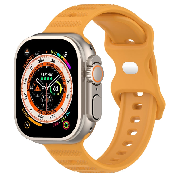 Silikonarmband mit umgekehrter Schnalle und Punktstruktur, für Apple Watch 38 mm