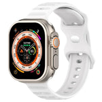 Silikonarmband mit umgekehrter Schnalle und Punktstruktur, für Apple Watch 38 mm