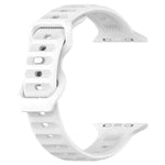 Silikonarmband mit umgekehrter Schnalle und Punktstruktur, für Apple Watch 38 mm