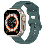 Silikonarmband mit umgekehrter Schnalle und Punktstruktur, für Apple Watch 38 mm