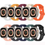 Silikonarmband mit umgekehrter Schnalle und Punktstruktur, für Apple Watch 38 mm