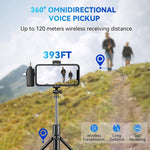 3 in 1 Mini kabellose Lavalier-Mikrofone für iPhone / Android / Kamera mit Geräuschreduktionsfunktion, Eins zu Zwei