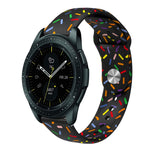 Sportliches Regenbogen Punkte Silikon Schnallen Uhrenarmband, Für Samsung Galaxy Watch 5 Pro, Für Samsung Galaxy Gear Sport, Für Samsung Galaxy Watch Active 2 40mm / 44mm, Für Samsung Galaxy Watch 3 41mm, Für Samsung Galaxy Watch Active 40mm