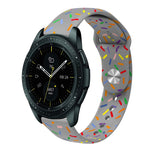 Sportliches Regenbogen Punkte Silikon Schnallen Uhrenarmband, Für Samsung Galaxy Watch 5 Pro, Für Samsung Galaxy Gear Sport, Für Samsung Galaxy Watch Active 2 40mm / 44mm, Für Samsung Galaxy Watch 3 41mm, Für Samsung Galaxy Watch Active 40mm