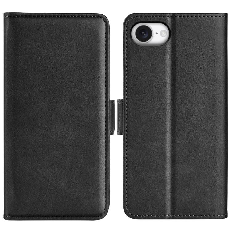 Horizontal aufklappbare Handyhülle aus Leder mit doppelseitigem Magnetverschluss, für iPhone 17e / 16e, für iPhone 17 Pro Max, für iPhone 17 Pro, für iPhone 17, für iPhone Air, für iPhone 16 Pro Max, für iPhone 16 Pro, für iPhone 16 Plus, für iPhone 16