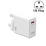 120W USB Super Fast Ladeadapter, EU-Stecker, US-Stecker, UK-Stecker