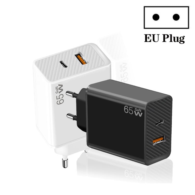 GaN PD48W Type-C PD3.0 + USB3.0 Notebook-Adapter für MacBook-Serie, EU-Stecker, EU-Stecker