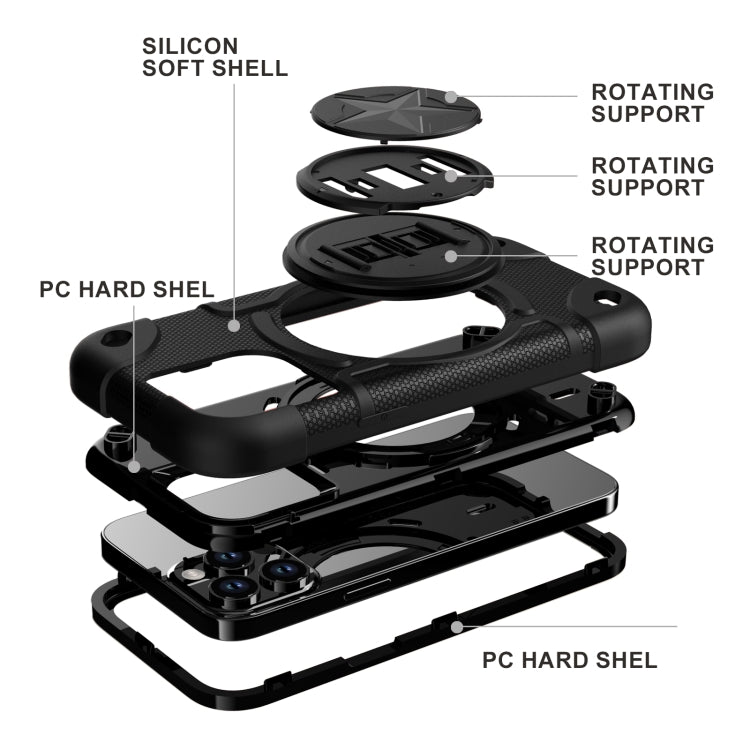 Shield PC Hybrid Silicone Phone Case, For iPhone 12, For iPhone 12 Pro Max, For iPhone 12 Pro