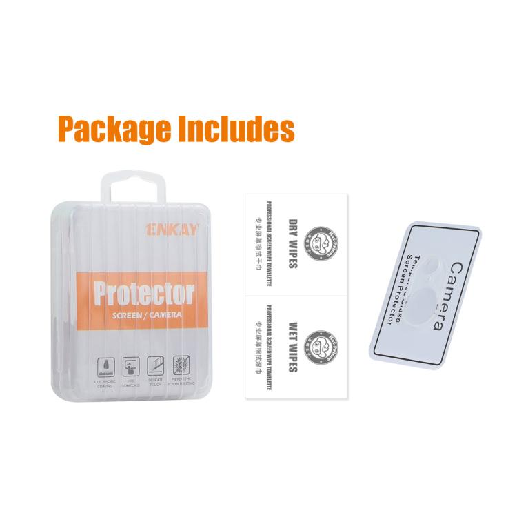 ENKAY Hat-Prince 9H Gehärtete Glasfolie für die Rückkamera, für iPhone 17e / 16e, für iPhone 17 Pro Max, für iPhone 17 Pro, für iPhone 17, für iPhone Air, für iPhone 16 Pro / 16 Pro Max, für iPhone 16 / 16 Plus, für iPhone 15 Pro / 15 Pro Max...