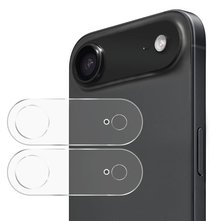 2 Stück ENKAY Hat-Prince 9H Gehärtetes Glasfolie für die Rückkamera, für iPhone 17e / 16e, für iPhone 17 Pro Max, für iPhone 17 Pro, für iPhone 17, für iPhone Air, für iPhone 16 Pro / 16 Pro Max, für iPhone 16 / 16 Plus, für iPhone 15 Pro / 15 Pro Max