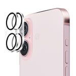 2 Stück ENKAY Hat-Prince 9H Rückkamera-Linsen gehärtete Glasfolie, Für iPhone 17 Pro Max, Für iPhone 17 Pro, Für iPhone 17, Für iPhone Air, Für iPhone 16 Pro / 16 Pro Max, Für iPhone 16 / 16 Plus, Für iPhone 15 Pro / 15 Pro Max, Für iPhone 15 / 15 Plus