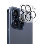 2 Stück ENKAY Hat-Prince 9H Rückkamera-Linsen gehärtete Glasfolie, Für iPhone 17 Pro Max, Für iPhone 17 Pro, Für iPhone 17, Für iPhone Air, Für iPhone 16 Pro / 16 Pro Max, Für iPhone 16 / 16 Plus, Für iPhone 15 Pro / 15 Pro Max, Für iPhone 15 / 15 Plus
