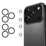 2 Stück ENKAY Hat-Prince 9H Rückkamera-Linsen gehärtete Glasfolie, Für iPhone 17 Pro Max, Für iPhone 17 Pro, Für iPhone 17, Für iPhone Air, Für iPhone 16 Pro / 16 Pro Max, Für iPhone 16 / 16 Plus, Für iPhone 15 Pro / 15 Pro Max, Für iPhone 15 / 15 Plus