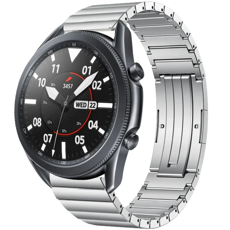 One Bead Titanium Alloy Watch Band, For Samsung Galaxy Watch 3 45mm, For Samsung Gear S3 Classic, For Samsung Gear S3 Frontier, For Samsung Galaxy Watch 46mm, For Samsung Galaxy Watch 42mm