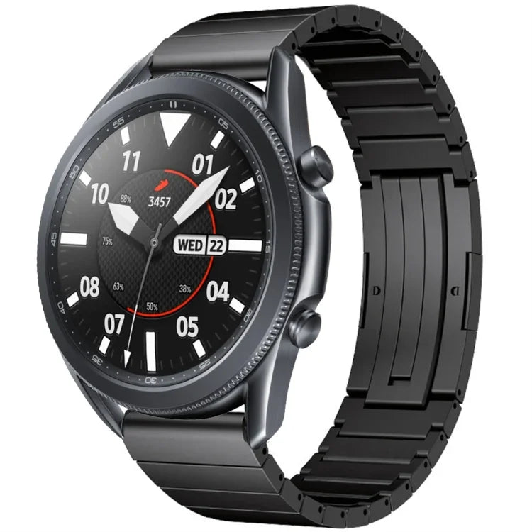 Einteiliges Uhrenarmband aus Titanlegierung, passend für Samsung Galaxy Watch 3 (45 mm), Samsung Gear S3 Classic, Samsung Gear S3 Frontier, Samsung Galaxy Watch (46 mm) und Samsung Galaxy Watch (42 mm).